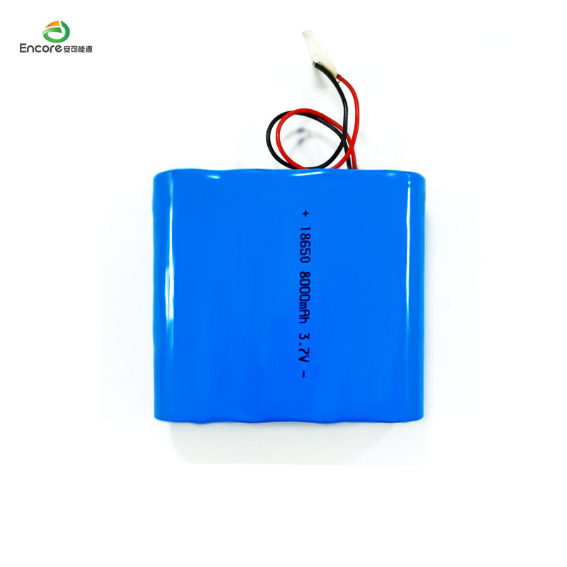 18650 8000mAh 3.7V लिथियम आयन ब्याट्री प्याक