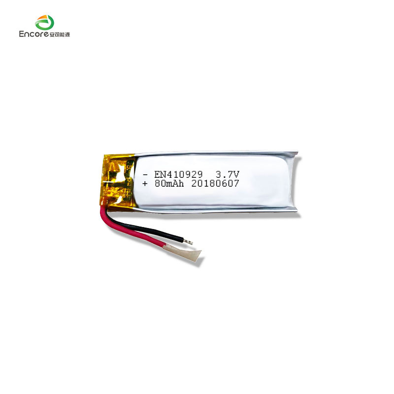 3 7v 80mah अल्ट्रा पातलो सानो ब्लुटुथ हेडसेट ब्याट्रीहरू