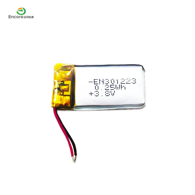 301223 0.25wh lipo ब्याट्री