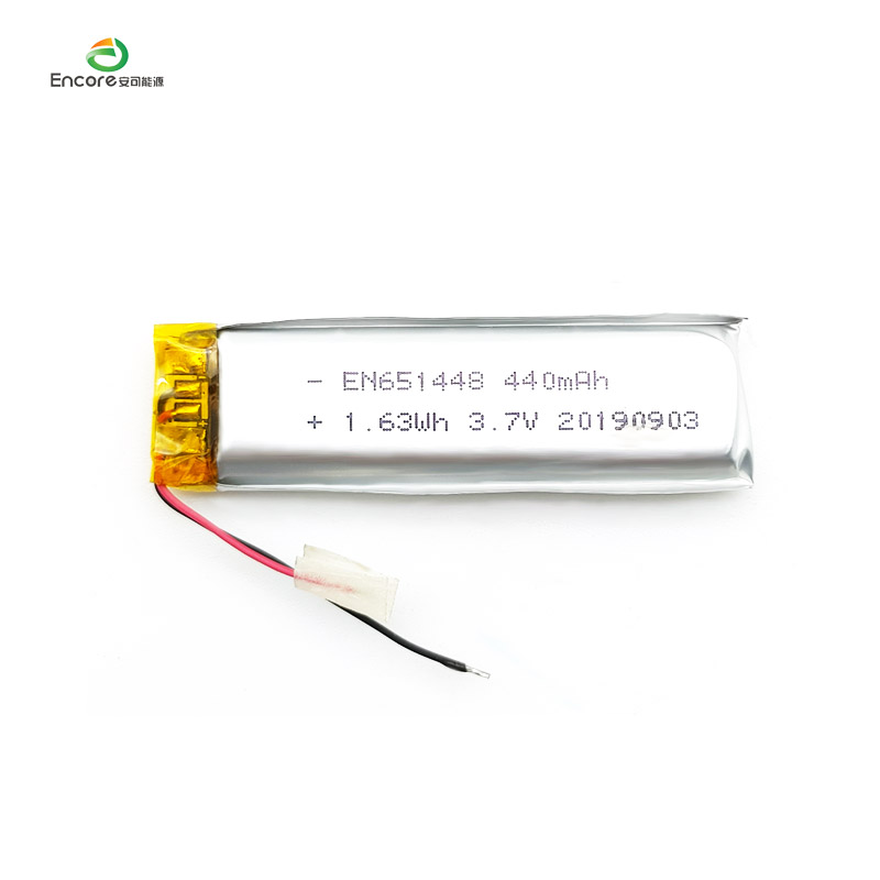 651448 450mah 3.7v लिपो ब्याट्री